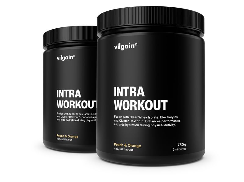 Vilgain Intra Workout – 2× broskev a pomeranč 750 g