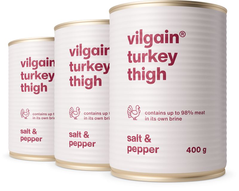 Levně Vilgain Krůtí stehno v nálevu – 3× se solí a pepřem 400 g