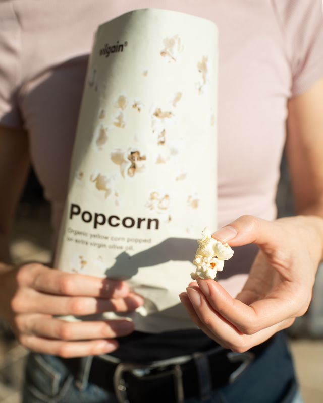 Vilgain Popcorn BIO – mořská sůl 50 g Obrázek