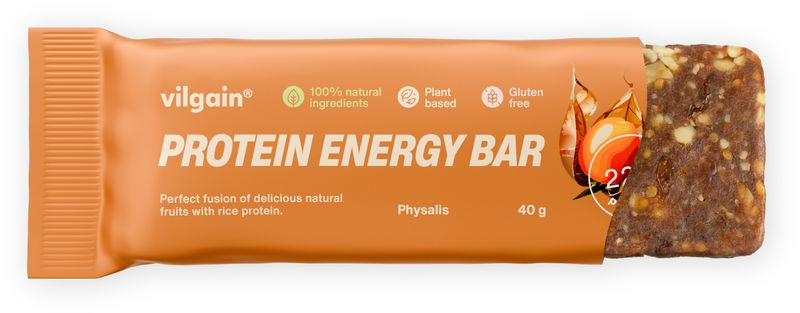 Vilgain Plant Protein Energy Bar machovka 40 g Obrázek