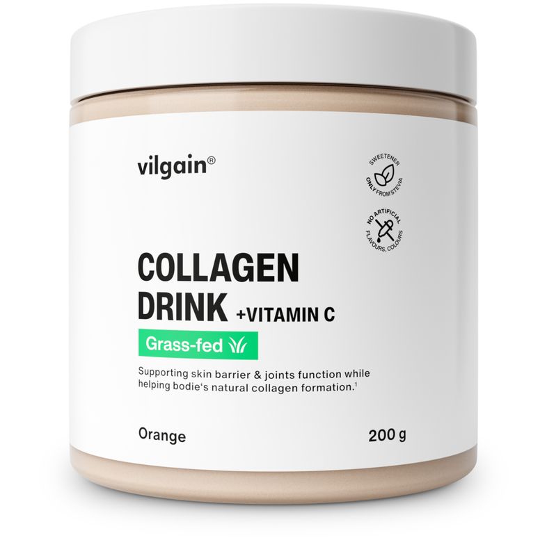 Vilgain Collagen Drink + Vitamin C – pomeranč 200 g