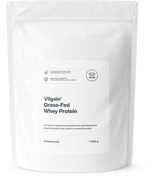 Vilgain Grass-Fed Whey Protein bez příchutě 1000 g Obrázek