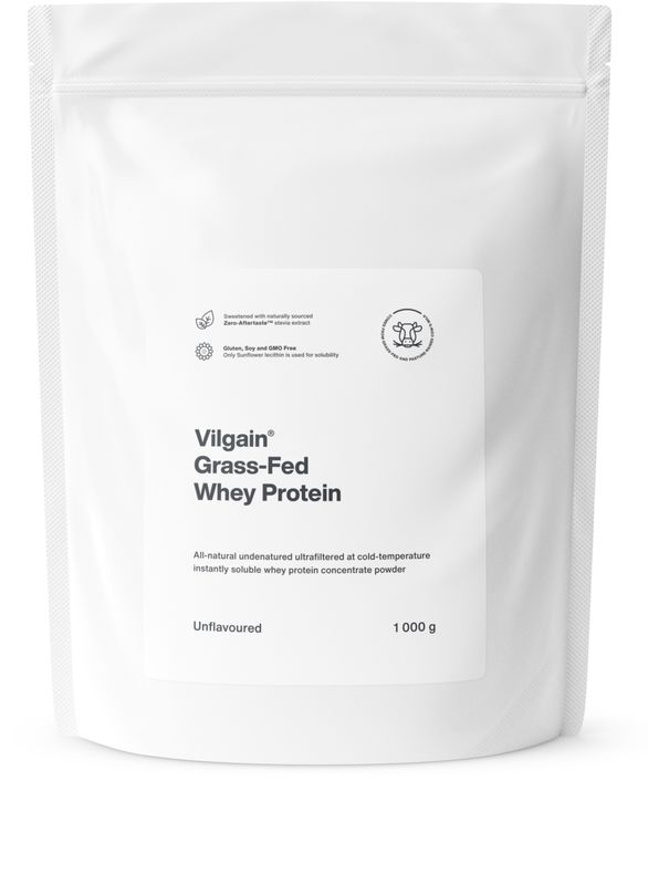 Vilgain Grass-Fed Whey Protein bez příchutě 1000 g Obrázek