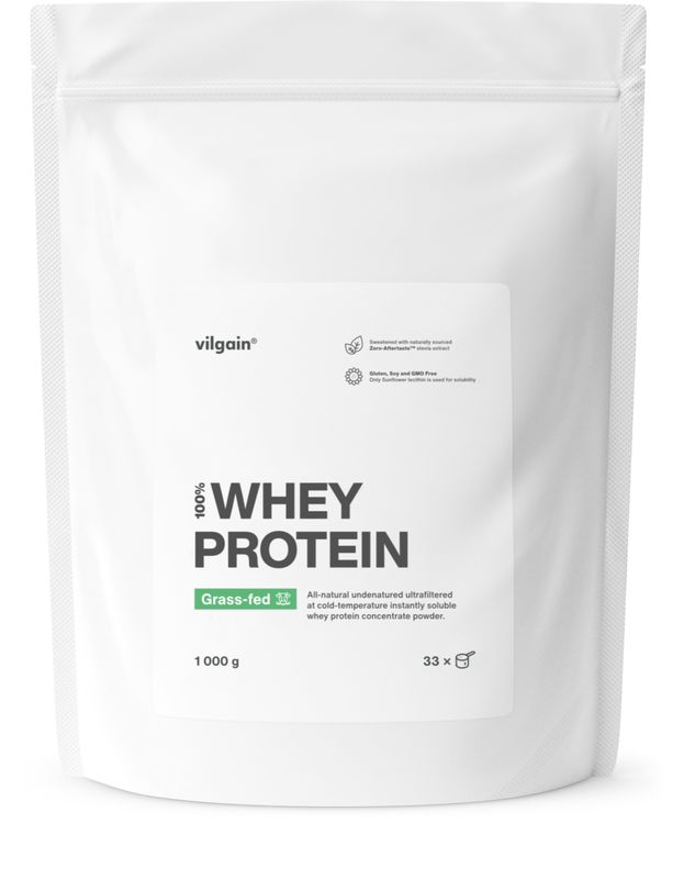 Vilgain Grass-Fed Whey Protein bez příchutě 1000 g Obrázek