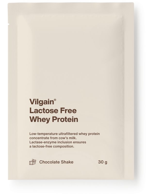 Vilgain Lactose Free Whey Protein Čokoládový šejk 30 g Obrázek