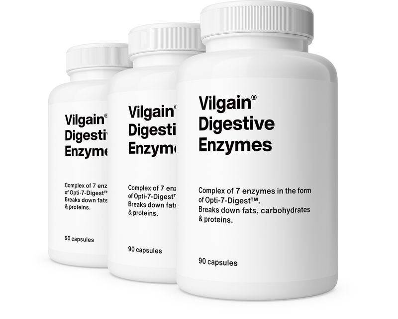 Vilgain Trávicí enzymy – 3× 90 kapslí