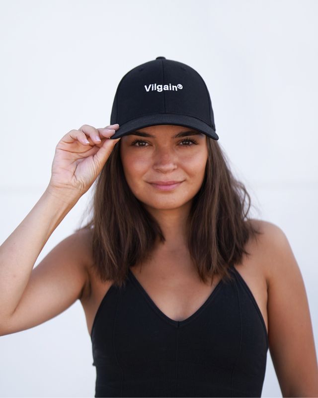 Vilgain Logotype Cap S/M black Obrázek