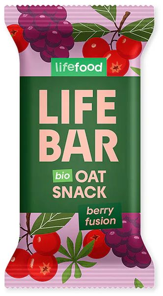 Lifefood Lifebar Oat snack ovocný BIO 40 g