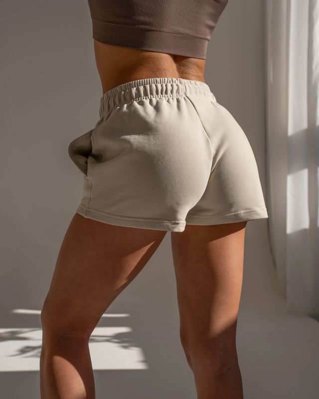 Vilgain Cotton Sweat Shorts – M Stone Obrázek