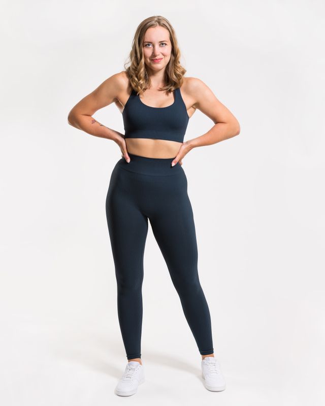 Vilgain Seamless Ribbed Racer Back Bra S/M lake Obrázek