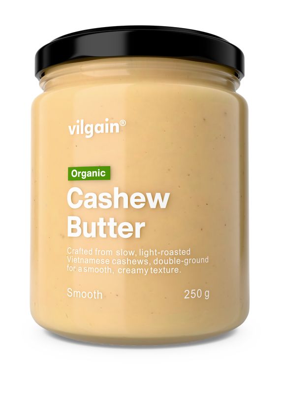 Vilgain Kešu maslo BIO smooth 250 g Obrázek