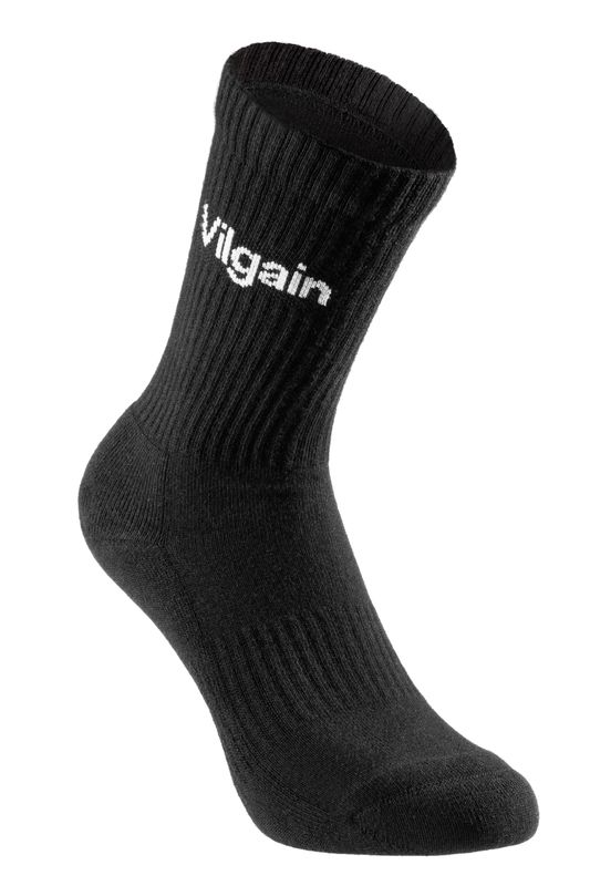 Vilgain Logotype Crew Socks 43 - 46 1 pár black Obrázek