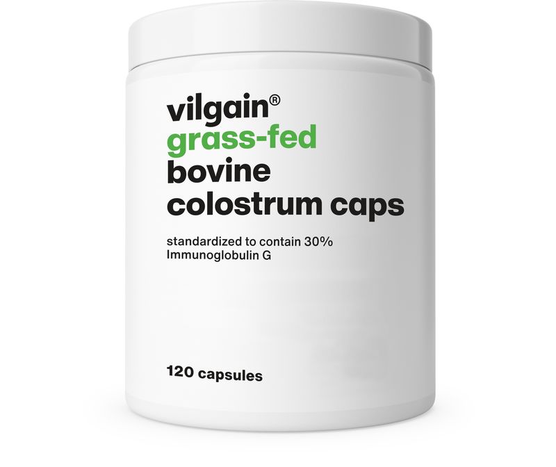 Vilgain Grass-Fed Hovězí kolostrum – 120 kapslí