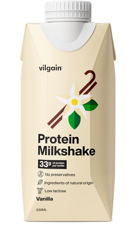 Levně Vilgain Protein Milkshake – vanilka 330 ml