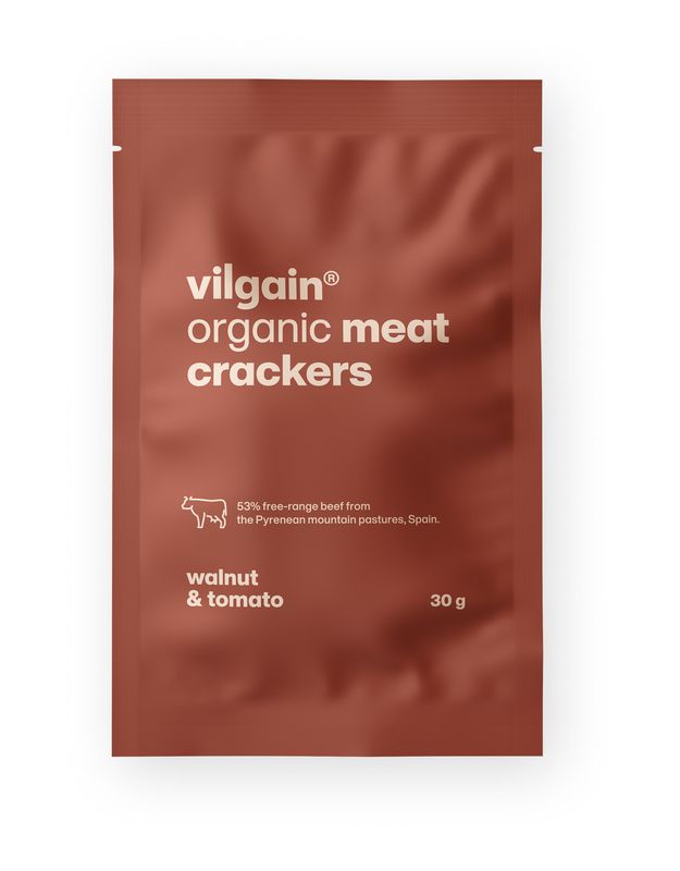 Vilgain Masové krekry BIO – rajče a vlašský ořech 30 g
