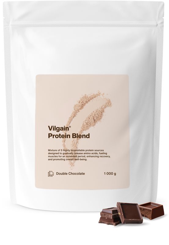 Vilgain Protein Blend dvojitá čokoláda 1000 g Obrázek