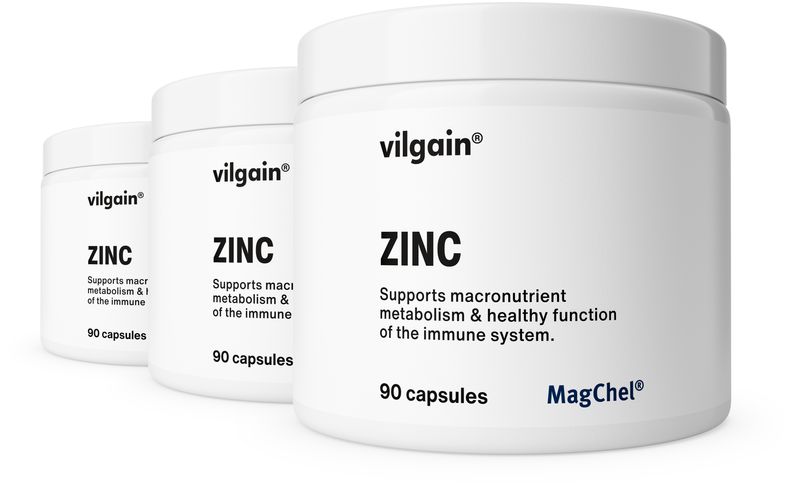 Vilgain Zinek – 3× 90 kapslí