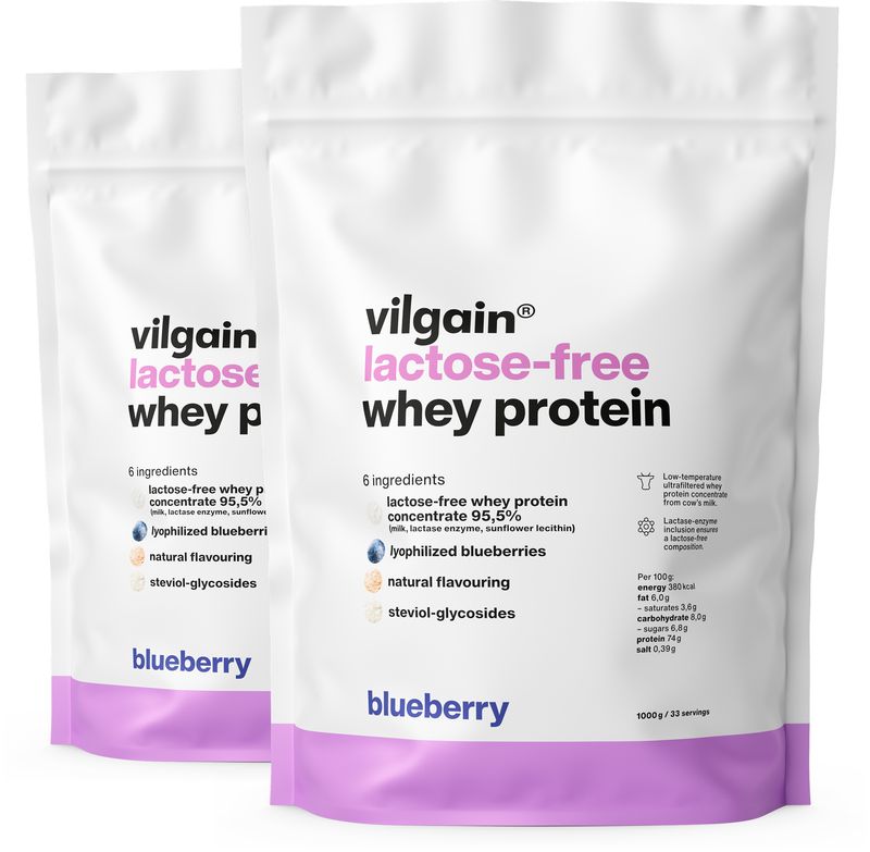 Lactose Free Whey Protein 2x borůvka 1000g