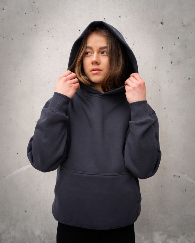 Vilgain Heavy Brushed Hoodie L Polar night