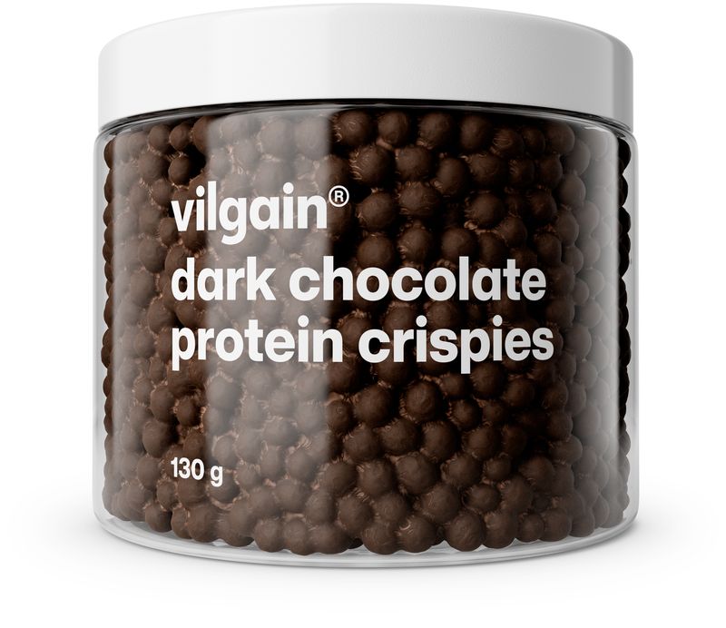 Vilgain Protein Crispies – hořká čokoláda 130 g