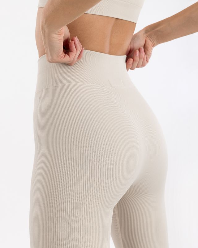Vilgain Seamless Ribbed Leggings M/L sand Obrázek