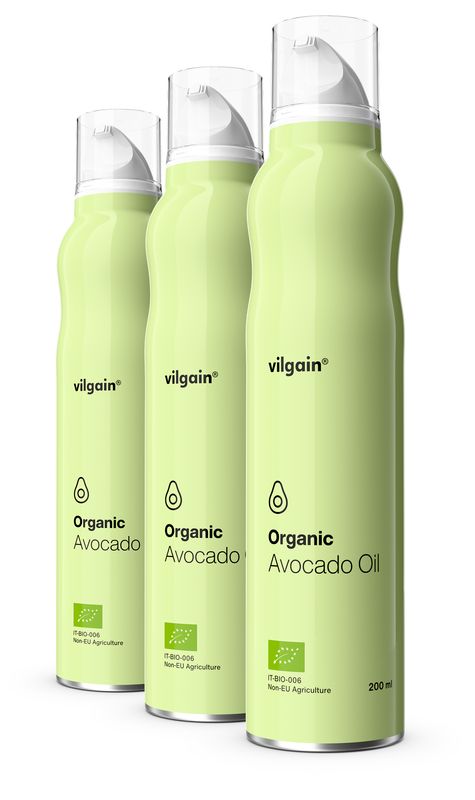 Vilgain Avokádový olej v spreji BIO –  3× 200 ml Obrázek