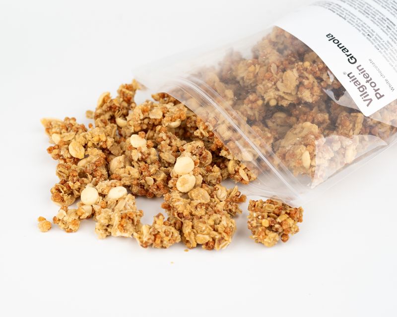 Vilgain Protein Granola bílá čokoláda 350 g Obrázek