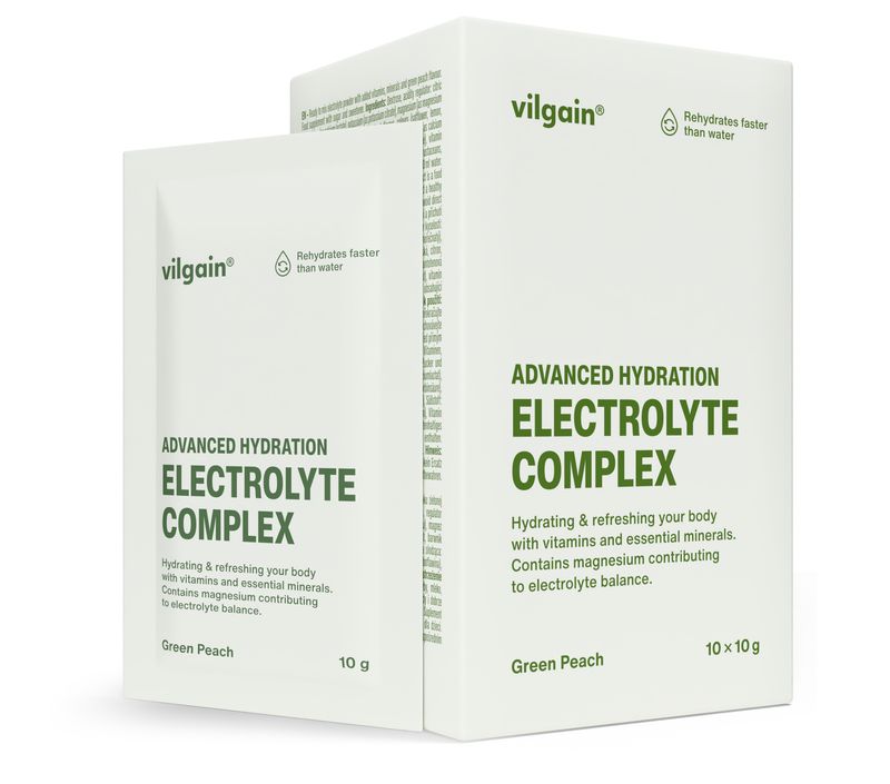 Levně Vilgain Komplex elektrolytů – zelená broskev 100 g (10 x 10 g)