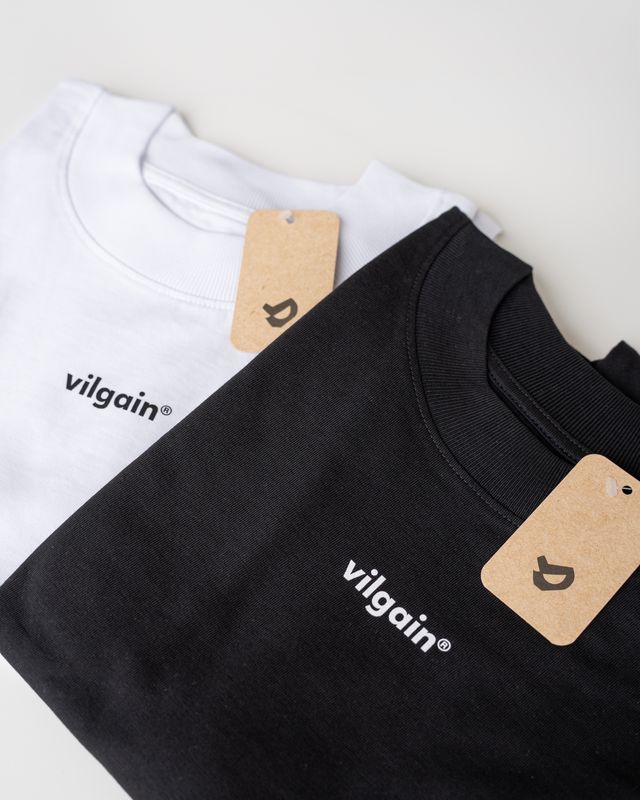 Vilgain Boxy Logotype Tee XS Black Obrázek