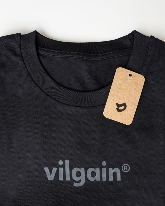 Vilgain Logotype Tee 2.0 XL Černá Obrázek