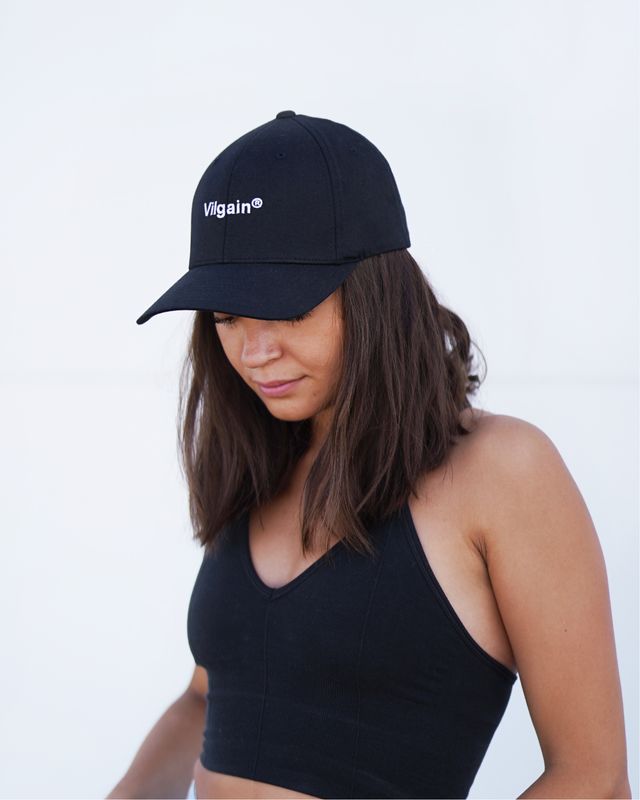 Vilgain Logotype Cap S/M black Obrázek