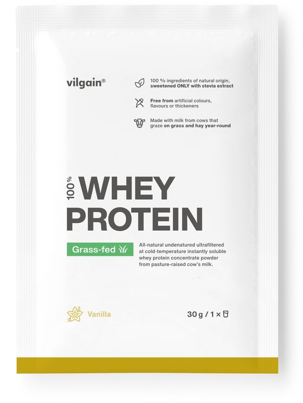 Vilgain Grass-Fed Whey Protein vanilka 30 g Obrázek