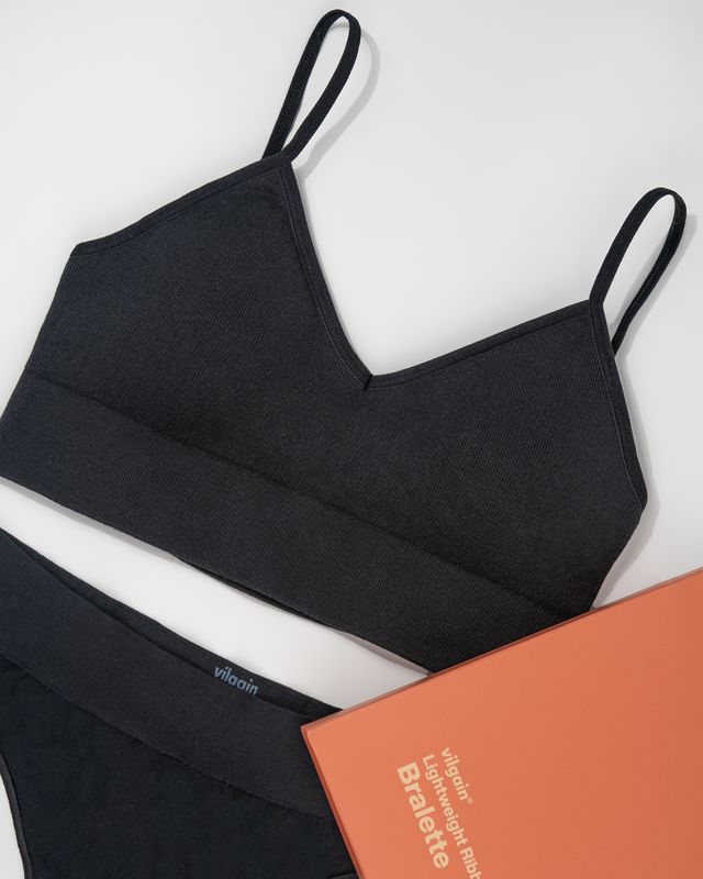 Vilgain Bamboo Bralette – XS/S black Obrázek