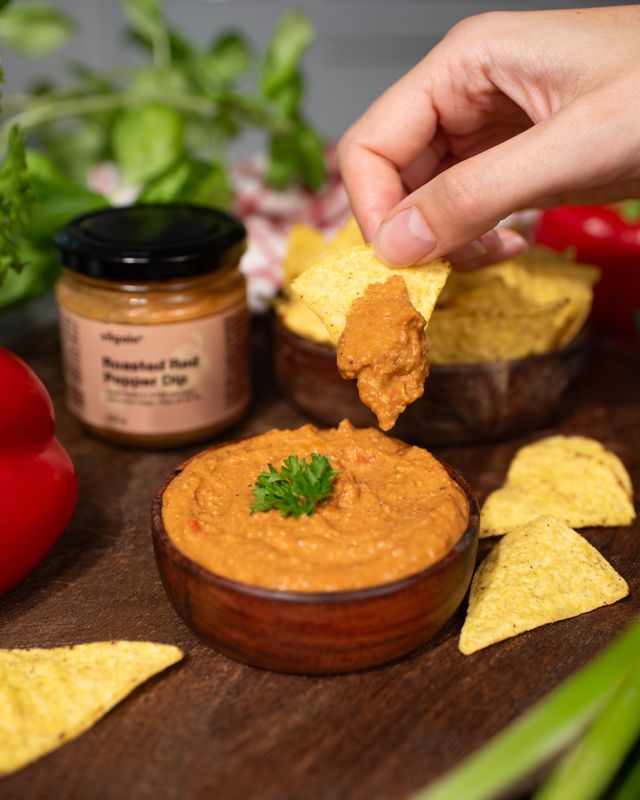 Vilgain Dip z pečených červených paprik – 170 g Obrázek