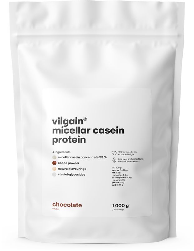 Vilgain Micellar Casein Protein – čokoláda 1 000 g