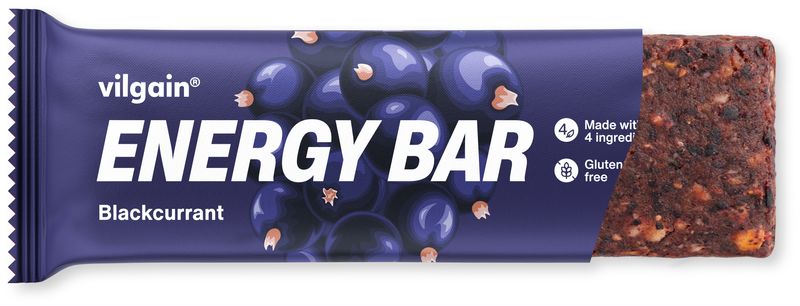 Vilgain Energy Bar černý rybíz 55 g Obrázek