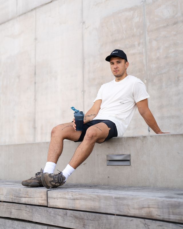 Vilgain Athletic Cut Organic Tee M off white Obrázek