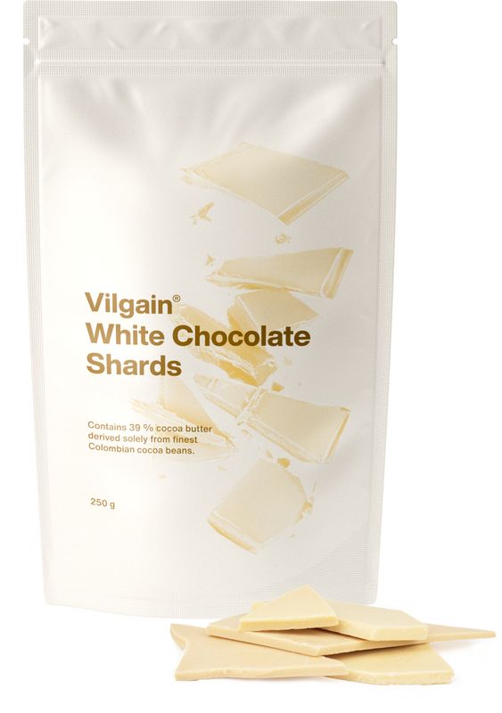 Levně Vilgain Lámaná čokoláda – 39% bílá čokoláda 250 g