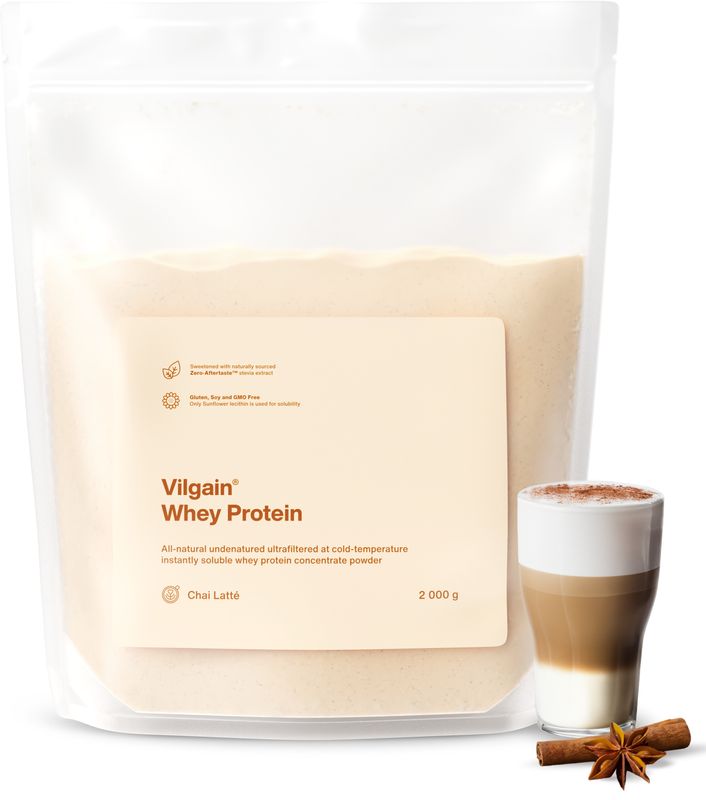 Vilgain Whey Protein chai latté 2000 g Obrázek