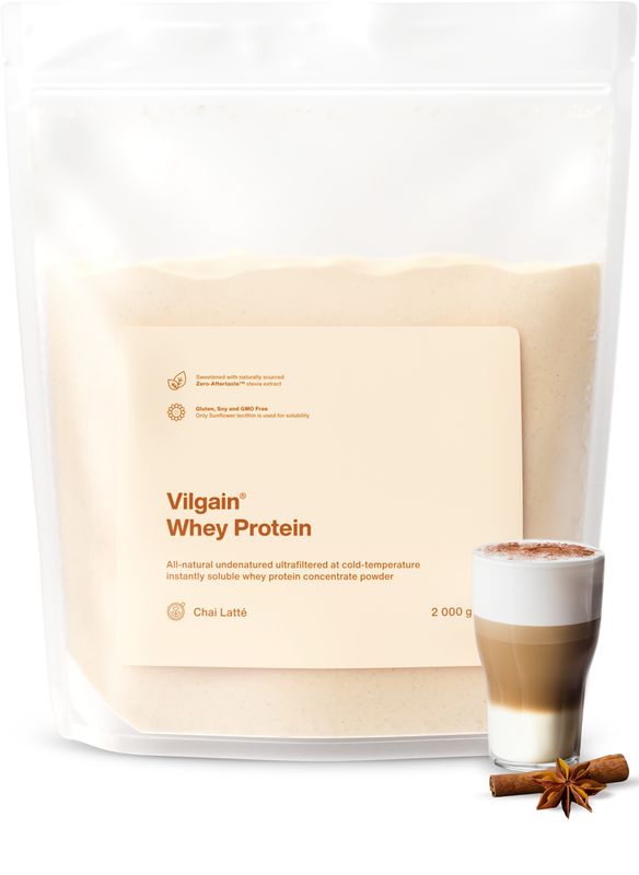 Vilgain Whey Protein chai latté 2000 g Obrázek