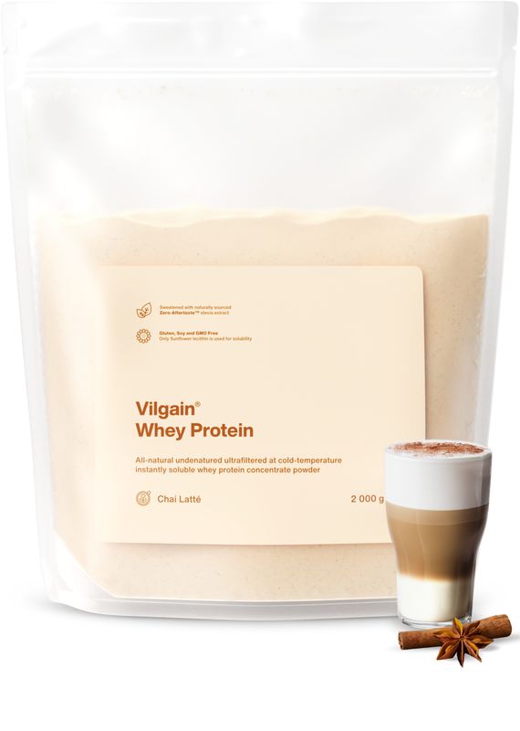 Vilgain Whey Protein chai latté 2000 g Obrázek