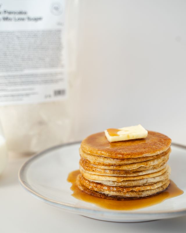 Vilgain Protein Pancake & Waffle Mix Low Sugar máslová 700 g Obrázek
