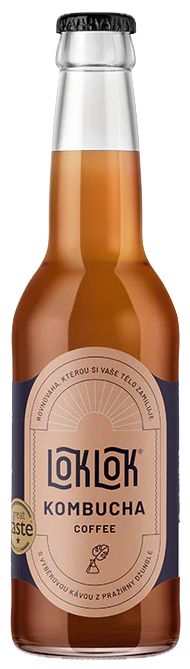 Loklok Kombucha – káva 330 ml