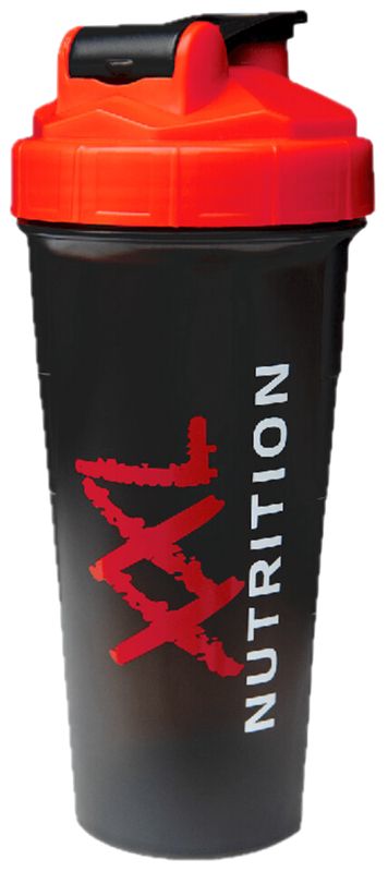 XXL Nutrition Shaker – červená/černá 800 ml