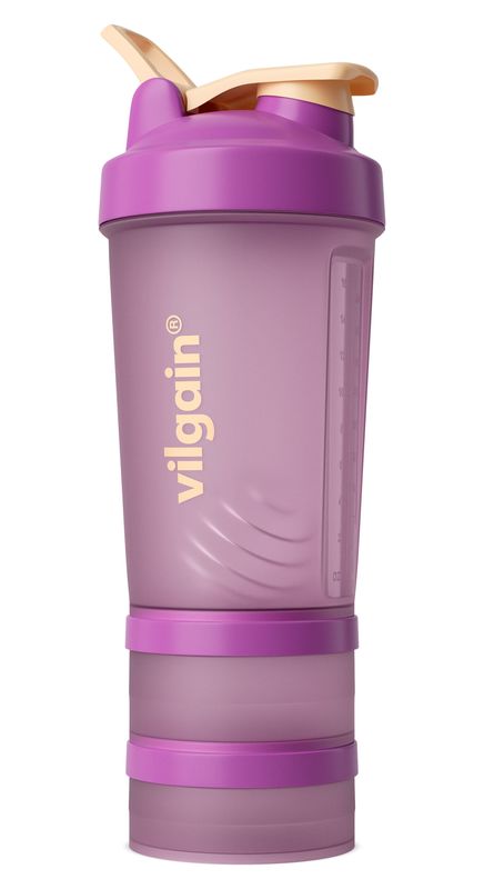 Vilgain Shaker Pro 2Go – sprinkle 450 ml + 150 ml + 100 ml