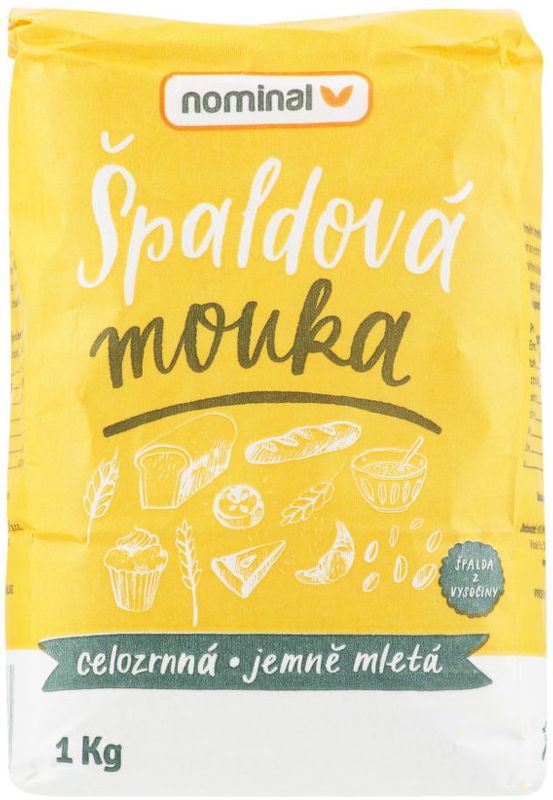 Levně Nominal Mouka špaldová celozrnná – 1 000 g