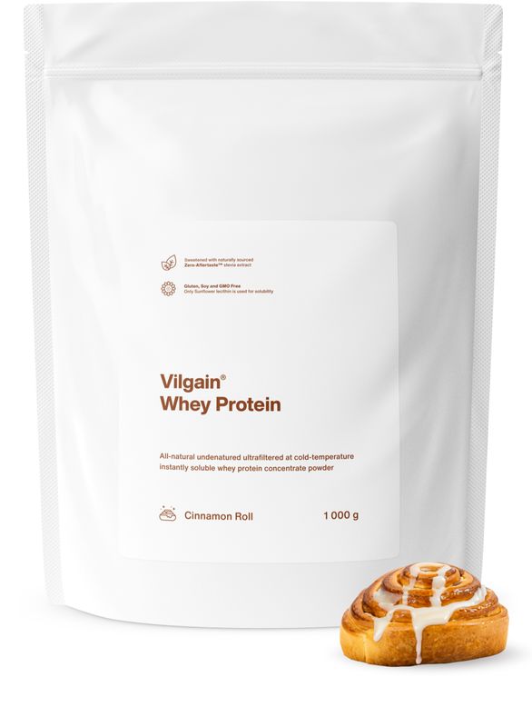 Vilgain Whey Protein skořicová rolka 1000 g Obrázek