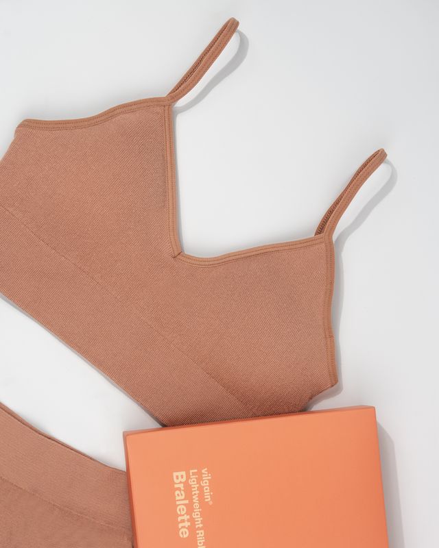 Vilgain Bamboo Bralette – M/L café au lait Obrázek