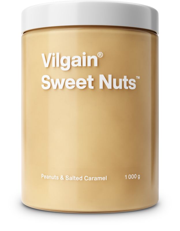 Vilgain Sweet Nuts Arašídy se slaným karamelem 1000 g Obrázek