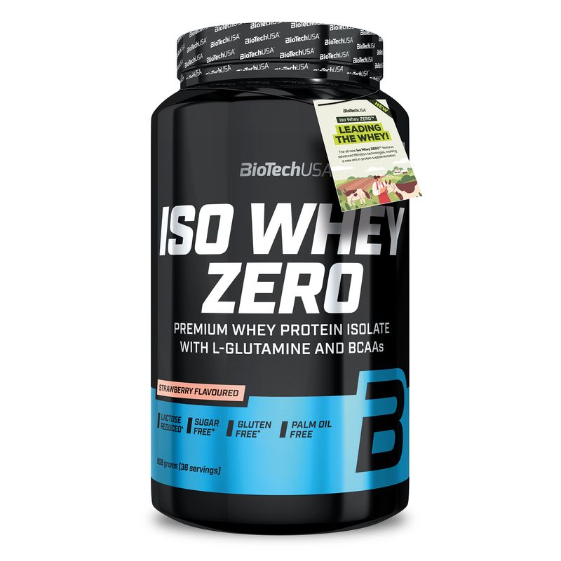 BioTech USA ISO Whey ZERO – jahoda 908 g